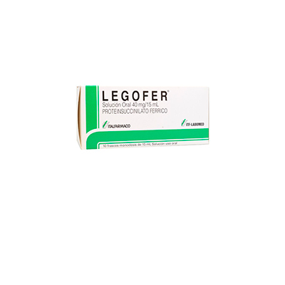 Legofer 40 mg / 15 ml x 10 frascos