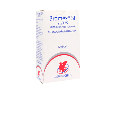Bromex SF aerosol para inhalación 25 / 125 mcg x 120 dosis