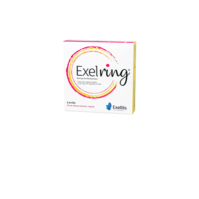Exelring 0,120 mg / 0,015 mg x 1 anillo vaginal