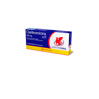 Claritromicina 500 mg x 14 comprimidos