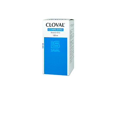 Cloval compuesto jarabe x 120 ml