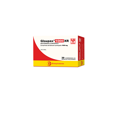 Glaupax XR 1000 mg x 30 comprimidos