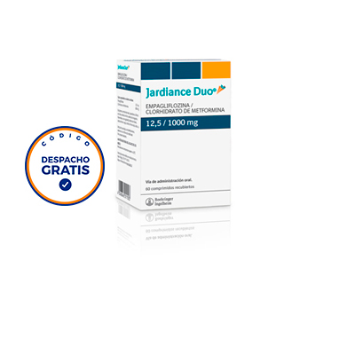 Jardiance Duo 12,5 / 1000 mg x 60 comprimidos