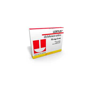 Lertus 75 mg / 3 ml x 5 ampollas