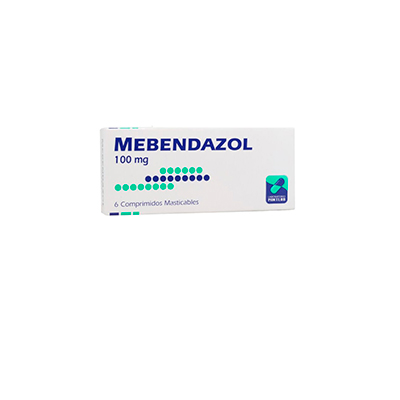Mebendazol 100 mg x 6 comprimidos