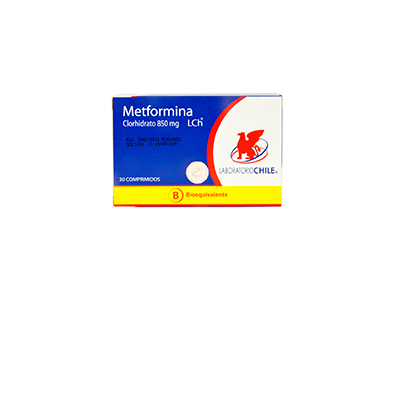 Metformina 850 mg x 30 comprimidos