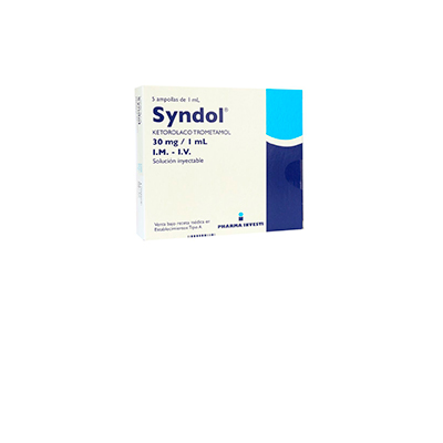 Syndol 30 mg x 5 ampollas