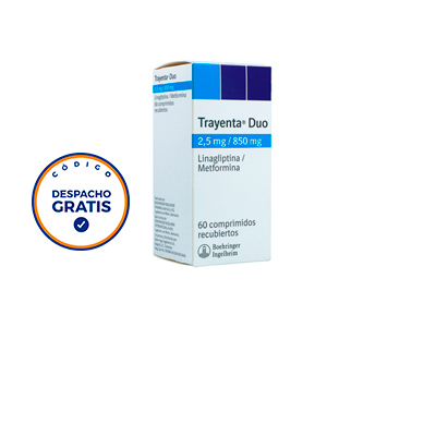 Trayenta duo 2,5 / 850 mg x 60 comprimidos