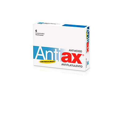Antiax x 6 comprimidos masticables