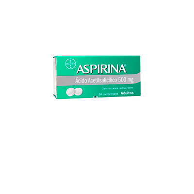 Aspirina 500 mg x 20 comprimidos