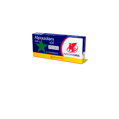Alprazolam 0,5 mg  x 30 comprimidos