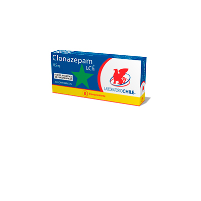 Clonazepam 0,5 mg x 30 comprimidos