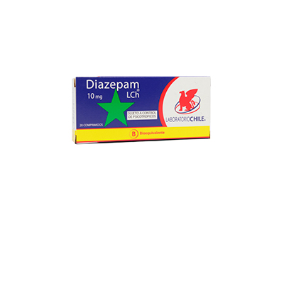 Diazepam 10 mg x 20 comprimidos