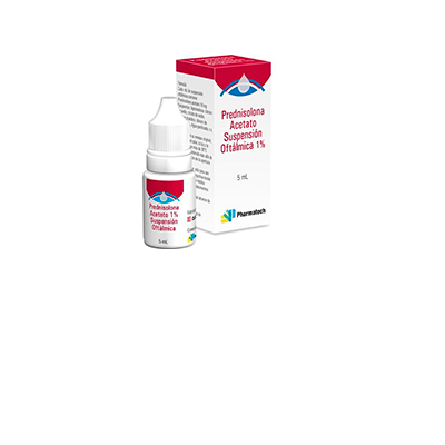 Prednisolona suspensión oftálmica 1 % x 5 ml