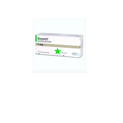 Ravotril 1 mg x 30 comprimidos