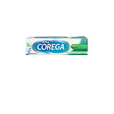 Corega ultra sabor menta x 40 g