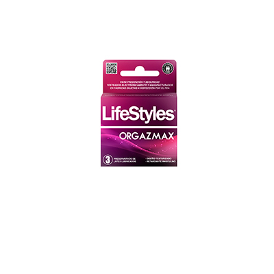 Lifestyles preservativos orgazmax x 3 unidades