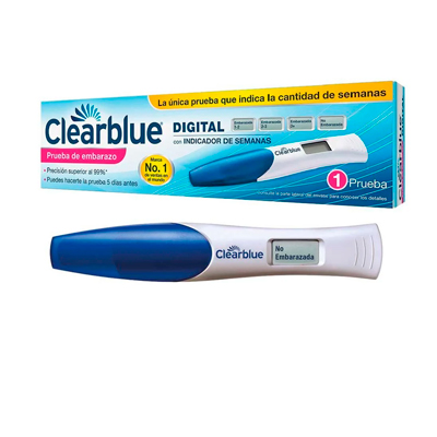 Test de embarazo clearblue digital