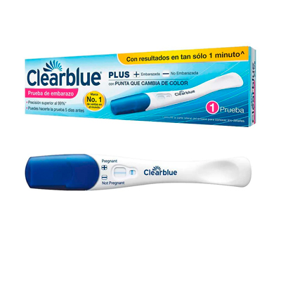 Test de embarazo clearblue plus