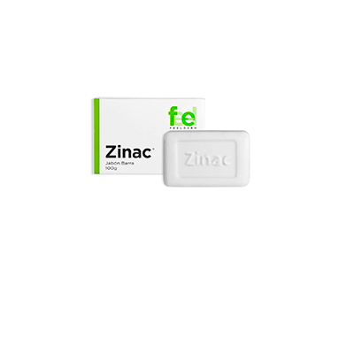 Zinac jabon barra x 100 g