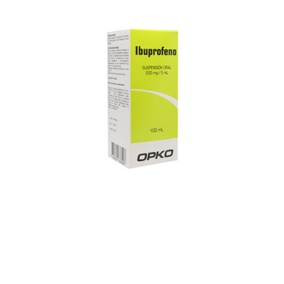 Ibuprofeno 200 mg / 5 ml x 100 ml