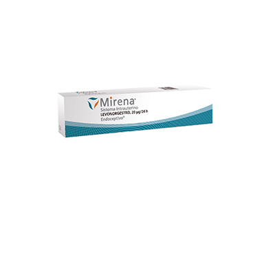 Mirena Levonorgestrel 20 mcg / 24 hrs x 1 dispositivo intra uterino
