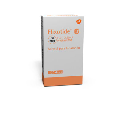 Flixotide LF aerosol inhalación 50 mcg x 120 dosis 