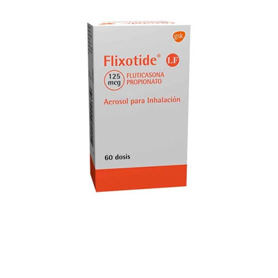 Flixotide LF aerosol inhalación 125 mcg x 60 dosis 
