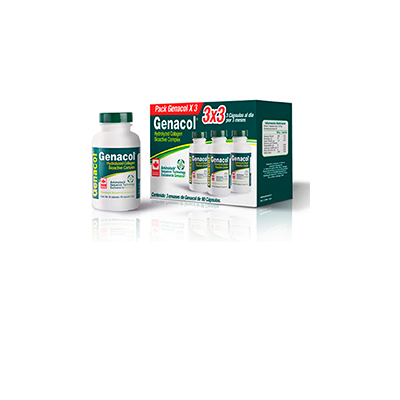 Genacol pack cápsulas x 3 frascos