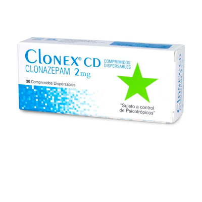 Clonex CD 2 mg x 30 comprimidos dispersables