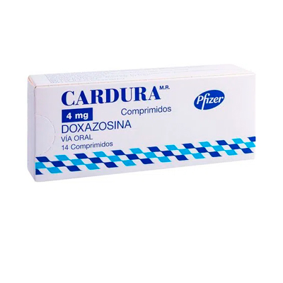 Cardura 4 mg x 14 comprimidos