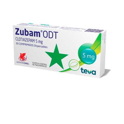 Zubam ODT 5 mg x 30 comprimidos dispersables