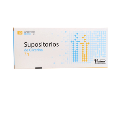 Glicerina Adulto 3 g x 10 supositorios