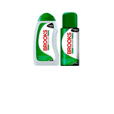 Brooks desodorante spray x 100 g + talco x 80 g