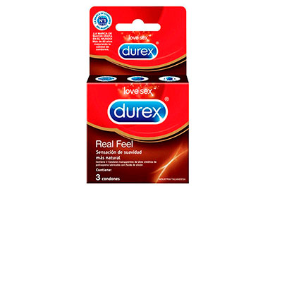 Durex preservativos real feel x 3 unidades