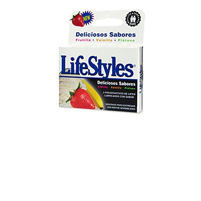 Lifestyles preservativos sabores x 3 unidades