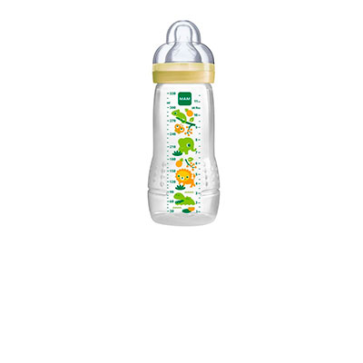 Best House mamadera de animalitos boca ancha con manilla x 250 ml