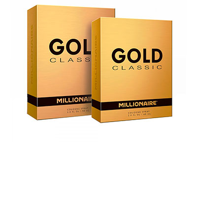 Pack 2x1 : millionaire gold colonia x 90 ml + 60 ml