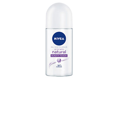 Nivea mujer desodorante roll on aclarado natural beauty touch x 50 ml