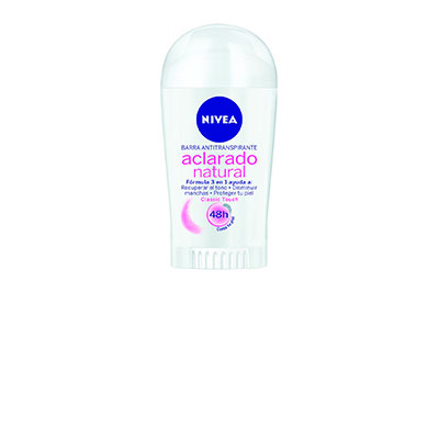 Nivea desodorante barra aclarado natural classic touch stick 48 hrs x 43 g