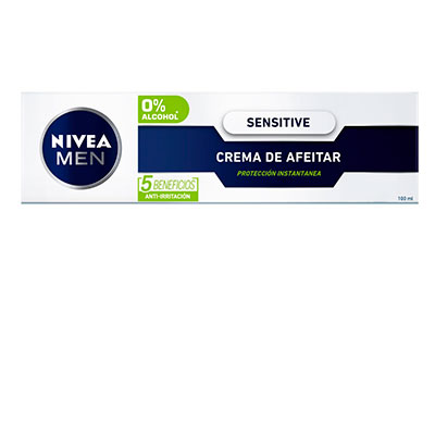 Nivea men piel sensible crema de afeitar x 100 ml