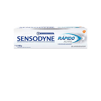 Sensodyne rápido alivio blanqueadora x 100 g