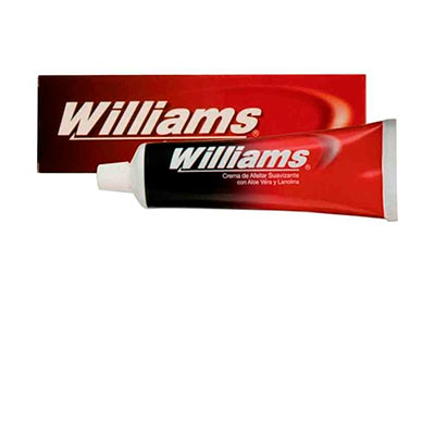Williams crema de afeitar aloe lanolina x 100 g