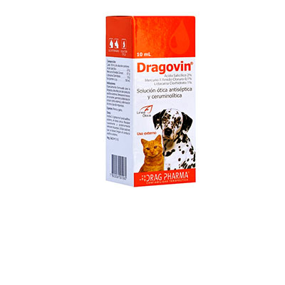 Dragovin solución ótica x 10 ml