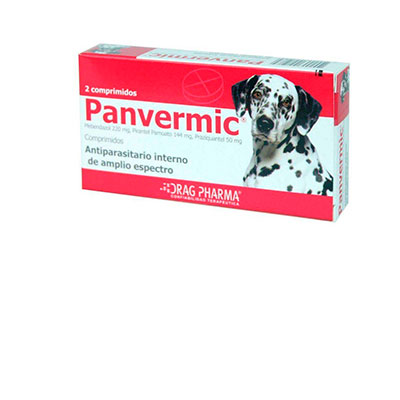 Panvermic 220 mg x 2 comprimidos