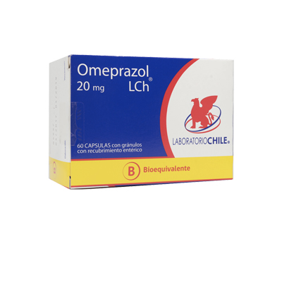 Omeprazol 20 mg x 60 capsulas