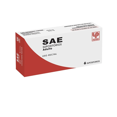 Sae adulto x 6 supositorios