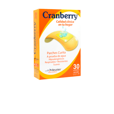 Cranberry parche curita x 30 unidades