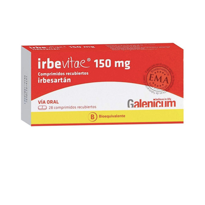 Irbevitae 150 mg x 28 comprimidos recubiertos