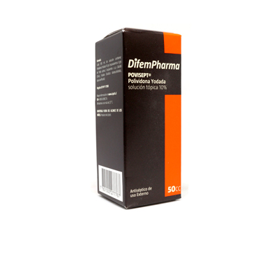 Povisept Povidona 10 % solución tópica x 50 ml